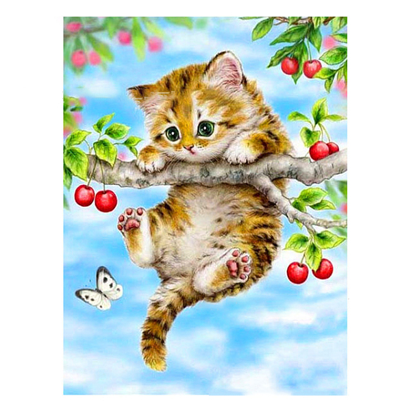 PandaHall DIY Cat Diamond Painting Kits, including Canvas, Resin Rhinestones, Diamond Sticky Pen, Tray Plate and Glue Clay, Cat, Colorful...
PandaHall DIY Cat Diamond Painting Kits, including Canvas, Resin Rhinestones, Diamond Sticky Pen, Tray Plate and Glue Clay, Cat, Colorful...