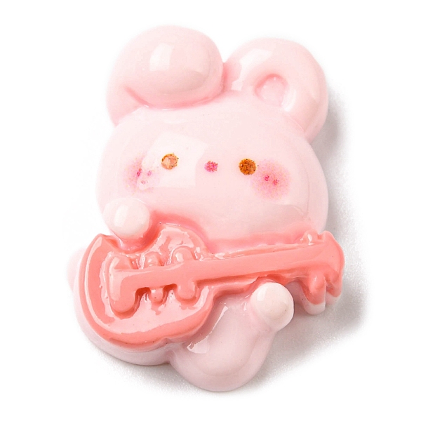 PandaHall Musical Theme Opaque Resin Cabochons, Rabbit with Guitar, Pink, 25x18.5x7.5mm Resin Rabbit Pink
PandaHall Musical Theme Opaque Resin Cabochons, Rabbit with Guitar, Pink, 25x18.5x7.5mm Resin Rabbit Pink