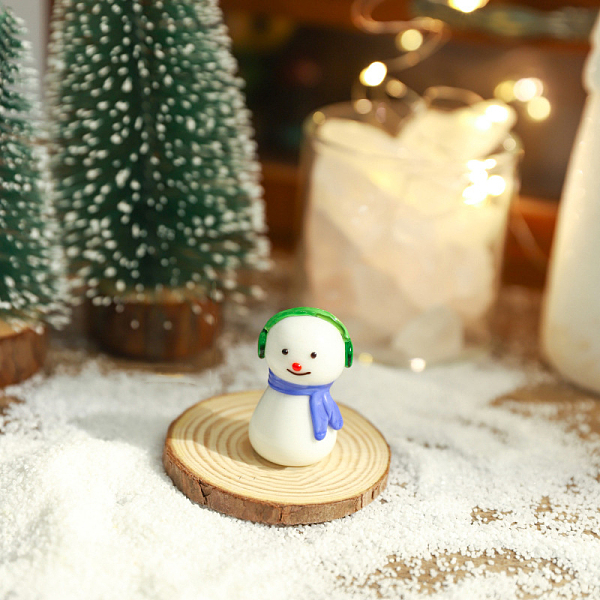 PandaHall Christmas Theme Mini Glass Snowman Ornaments, for Home Deaktop Display Decorations, Sea Green, 40.5x22.5mm Glass Snowman
PandaHall Christmas Theme Mini Glass Snowman Ornaments, for Home Deaktop Display Decorations, Sea Green, 40.5x22.5mm Glass Snowman