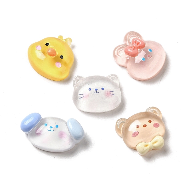PandaHall Cartoon Animal Translucent Resin Decoden Cabochons, Duck & Rabbit & Dog, Mixed Shapes, Mixed Color, 14~21x18.5~26x8.5~9mm Resin..., Multicolor
PandaHall Cartoon Animal Translucent Resin Decoden Cabochons, Duck & Rabbit & Dog, Mixed Shapes, Mixed Color, 14~21x18.5~26x8.5~9mm Resin..., Multicolor