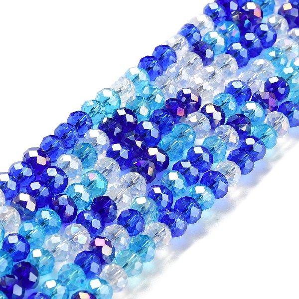 PandaHall Glass Beads Strands, Faceted, Rondelle, Blue, 8x6mm, Hole: 1mm, about 65~68pcs/strand, 15.7~16.1 inch(40~41cm) Glass Rondelle Blue
PandaHall Glass Beads Strands, Faceted, Rondelle, Blue, 8x6mm, Hole: 1mm, about 65~68pcs/strand, 15.7~16.1 inch(40~41cm) Glass Rondelle Blue