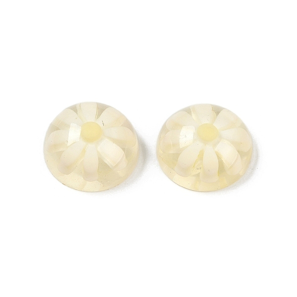 PandaHall Transparent Epoxy Resin Decoden Cabochons, Half Round with Flower, Light Yellow, 19x19x9mm Epoxy Resin Half Round
PandaHall Transparent Epoxy Resin Decoden Cabochons, Half Round with Flower, Light Yellow, 19x19x9mm Epoxy Resin Half Round