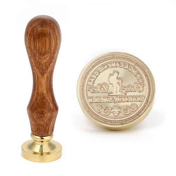 PandaHall Brass Retro Wax Sealing Stamp, with Wooden Handle for Post Decoration DIY Card Making, Travel Themed, 90x25.5mm Brass Others
PandaHall Brass Retro Wax Sealing Stamp, with Wooden Handle for Post Decoration DIY Card Making, Travel Themed, 90x25.5mm Brass Others
