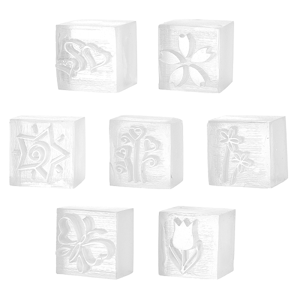 PandaHall Resin Chapter, DIY Handmade Resin Soap Stamp Chapter, Square, Mixed Patterns, 20.5~26x22~23x22~23mm, 7patterns, 1pc/pattern...
PandaHall Resin Chapter, DIY Handmade Resin Soap Stamp Chapter, Square, Mixed Patterns, 20.5~26x22~23x22~23mm, 7patterns, 1pc/pattern...