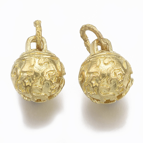 PandaHall Brass Bell Pendants Enamel Settings, Nickel Free, Bell with Star, Raw(Unplated), 12x10mm, Hole: 4.5mm Brass Bell
PandaHall Brass Bell Pendants Enamel Settings, Nickel Free, Bell with Star, Raw(Unplated), 12x10mm, Hole: 4.5mm Brass Bell