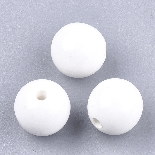 PandaHall Handmade Porcelain Beads, Bright Glazed Porcelain, Round, White, 14~14.5x13.5~14mm, Hole: 2.5~3mm Porcelain Round White
PandaHall Handmade Porcelain Beads, Bright Glazed Porcelain, Round, White, 14~14.5x13.5~14mm, Hole: 2.5~3mm Porcelain Round White
