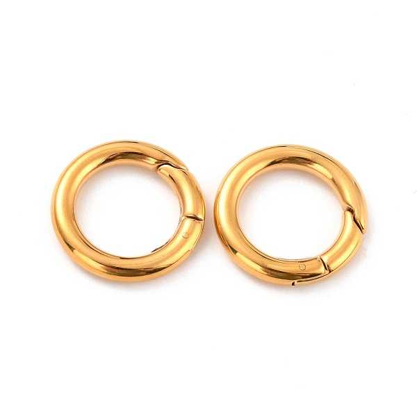 PandaHall 304 Stainless Steel Spring Gate Rings, O Rings, Ring, Real 18K Gold Plated, 6 Gauge, 24x4mm, Inner Diameter: 16mm 304 Stainless...
PandaHall 304 Stainless Steel Spring Gate Rings, O Rings, Ring, Real 18K Gold Plated, 6 Gauge, 24x4mm, Inner Diameter: 16mm 304 Stainless...