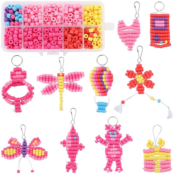PandaHall SUNNYCLUE DIY Animal Keychain Making Kit, Including Plastic Beads, Iron Keychain Clasp Findings & Split Key Rings, Pink...
PandaHall SUNNYCLUE DIY Animal Keychain Making Kit, Including Plastic Beads, Iron Keychain Clasp Findings & Split Key Rings, Pink...