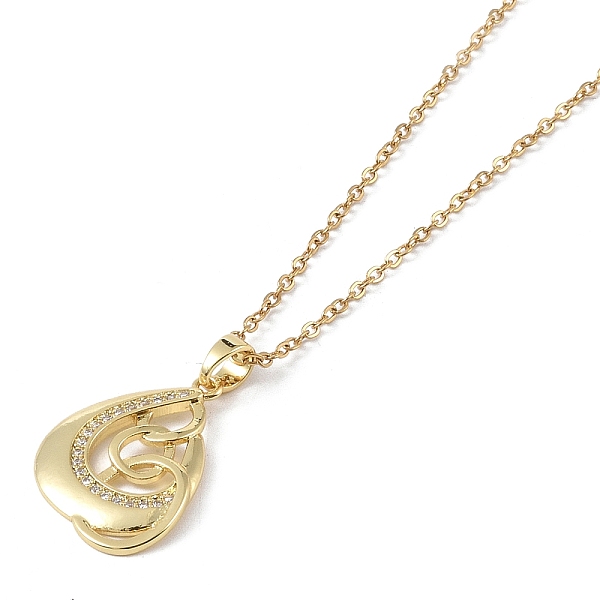 PandaHall 201 Stainless Steel Cable Chain Necklaces, Brass Micro Pave Cubic Zirconia Pendant Necklaces, Teardrop, Real 18K Gold Plated..., Clear
PandaHall 201 Stainless Steel Cable Chain Necklaces, Brass Micro Pave Cubic Zirconia Pendant Necklaces, Teardrop, Real 18K Gold Plated..., Clear