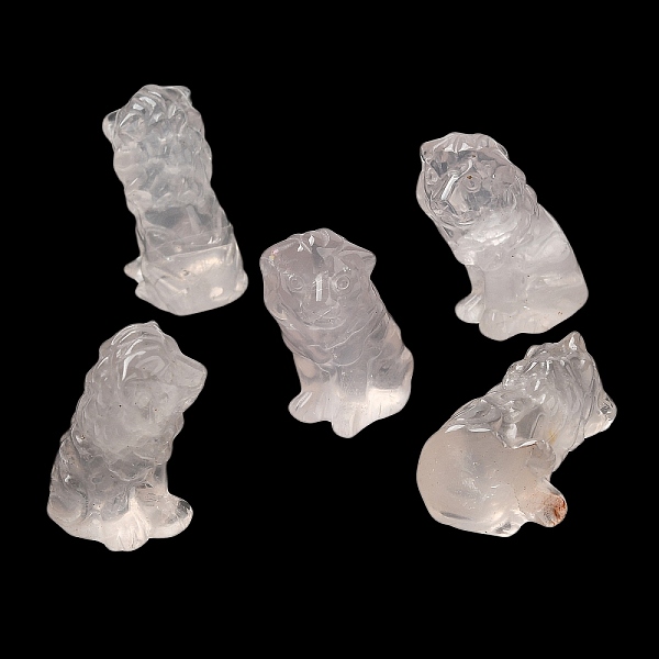PandaHall Natural Rose Quartz Sculpture Display Decorations, for Home Office Desk, Lion, 33.5~35x19~20.5x21~23mm Rose Quartz Lion
PandaHall Natural Rose Quartz Sculpture Display Decorations, for Home Office Desk, Lion, 33.5~35x19~20.5x21~23mm Rose Quartz Lion
