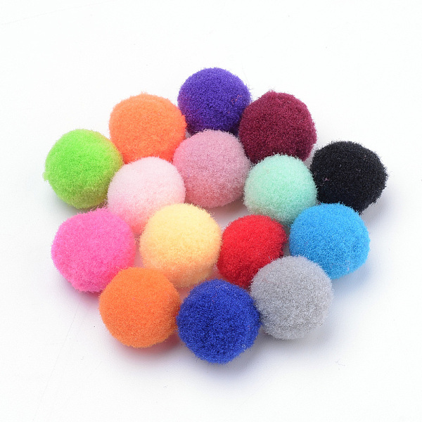 PandaHall DIY Doll Craft, Polyester Pom Pom Ball, Round, Mixed Color, 23~24mm Polyester Multicolor
PandaHall DIY Doll Craft, Polyester Pom Pom Ball, Round, Mixed Color, 23~24mm Polyester Multicolor
