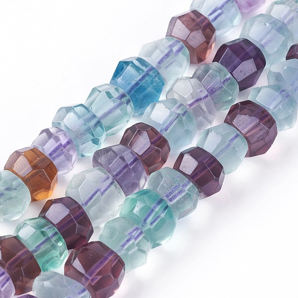 PandaHall Natural Rainbow Fluorite Beads Strands, Faceted, Rondelle, 8~10x5~8mm, Hole: 1mm, about 65pcs/strand, 16 inch Fluorite Rondelle
PandaHall Natural Rainbow Fluorite Beads Strands, Faceted, Rondelle, 8~10x5~8mm, Hole: 1mm, about 65pcs/strand, 16 inch Fluorite Rondelle