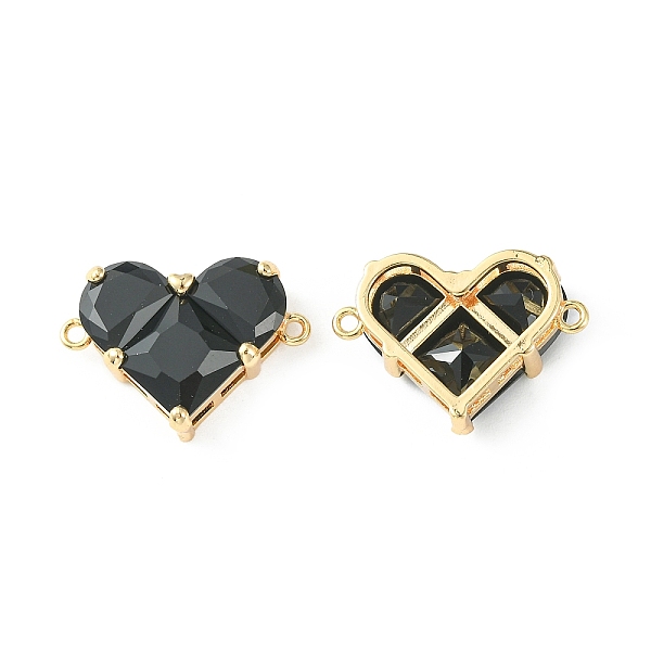 PandaHall Brass Pave Cubic Zirconia Connector Charms, Heart Links, Real 18K Gold Plated, Black, 18.5x26x7.5mm, Hole: 1.6mm Brass+Cubic...
PandaHall Brass Pave Cubic Zirconia Connector Charms, Heart Links, Real 18K Gold Plated, Black, 18.5x26x7.5mm, Hole: 1.6mm Brass+Cubic...