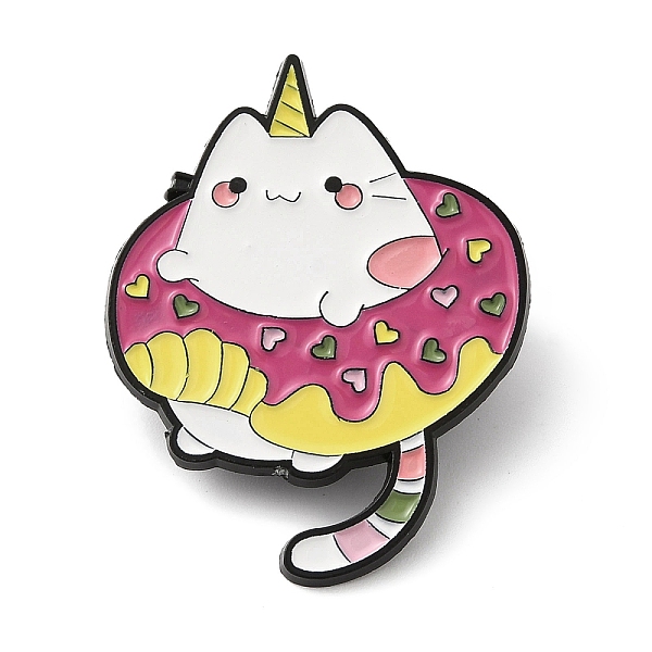 PandaHall Cartoon Animal Enamel Pins, Black Tone Alloy Brooch for Backpack Clothes, Cat Shape, 37.5x29x1.5mm Alloy+Enamel Cat Shape
PandaHall Cartoon Animal Enamel Pins, Black Tone Alloy Brooch for Backpack Clothes, Cat Shape, 37.5x29x1.5mm Alloy+Enamel Cat Shape