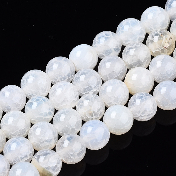 PandaHall Natural Crackle Agate Beads Strands, Dyed, Round, Floral White, 8mm, Hole: 1.2mm, about 48pcs/strand, 14.96''(38cm) Natural Agate...
PandaHall Natural Crackle Agate Beads Strands, Dyed, Round, Floral White, 8mm, Hole: 1.2mm, about 48pcs/strand, 14.96''(38cm) Natural Agate...