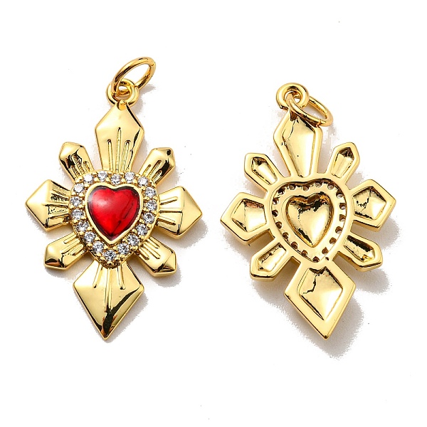 PandaHall Rack Plating Brass Cubic Zirconia Pendants, with Enamel, Lead Free & Cadmium Free, Long-Lasting Plated, Heart, Real 18K Gold...
PandaHall Rack Plating Brass Cubic Zirconia Pendants, with Enamel, Lead Free & Cadmium Free, Long-Lasting Plated, Heart, Real 18K Gold...