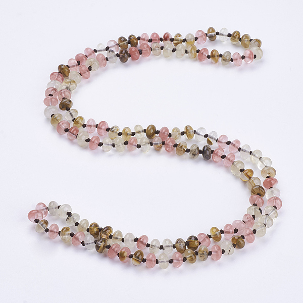 PandaHall Natural Watermelon Skin Beaded Multi-use Necklaces/Wrap Bracelets, Three-Four Loops Bracelets, Abacus, 37.4 inch(95cm) Watermelon...
PandaHall Natural Watermelon Skin Beaded Multi-use Necklaces/Wrap Bracelets, Three-Four Loops Bracelets, Abacus, 37.4 inch(95cm) Watermelon...