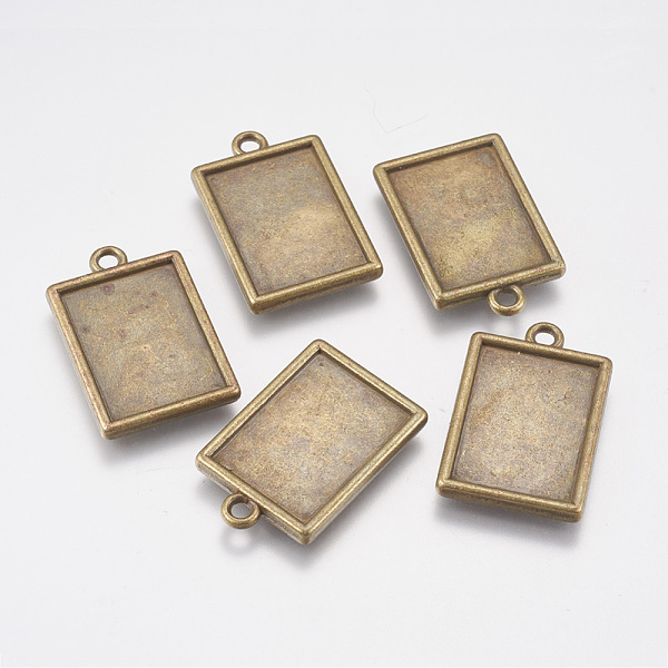 PandaHall Tibetan Style Pendant Cabochon Settings, Plain Edge Bezel Cups, Cadmium Free & Nickel Free & Lead Free, Rectangle, Antique Bronze...
PandaHall Tibetan Style Pendant Cabochon Settings, Plain Edge Bezel Cups, Cadmium Free & Nickel Free & Lead Free, Rectangle, Antique Bronze...