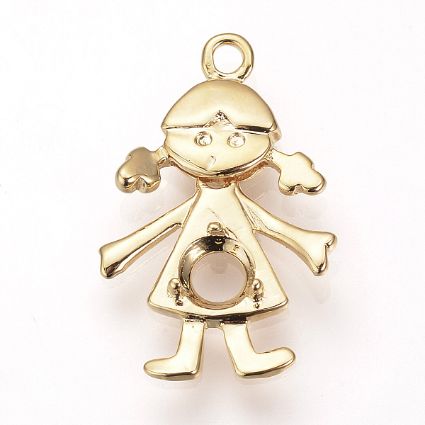 PandaHall Brass Pendant Rhinestone Settings, Nickel Free, Real 18K Gold Plated, Girl, Fit for 4mm rhinestone, 23x15x3mm, Hole: 1.5mm Brass...
PandaHall Brass Pendant Rhinestone Settings, Nickel Free, Real 18K Gold Plated, Girl, Fit for 4mm rhinestone, 23x15x3mm, Hole: 1.5mm Brass...