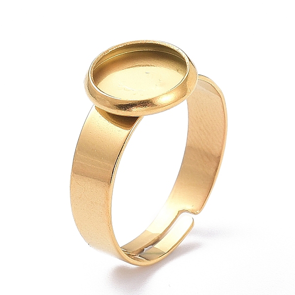 PandaHall Ion Plating(IP) Adjustable 304 Stainless Steel Finger Rings Components, Pad Ring Base Findings, Flat Round, Golden, Tray: 8mm, 4mm...
PandaHall Ion Plating(IP) Adjustable 304 Stainless Steel Finger Rings Components, Pad Ring Base Findings, Flat Round, Golden, Tray: 8mm, 4mm...