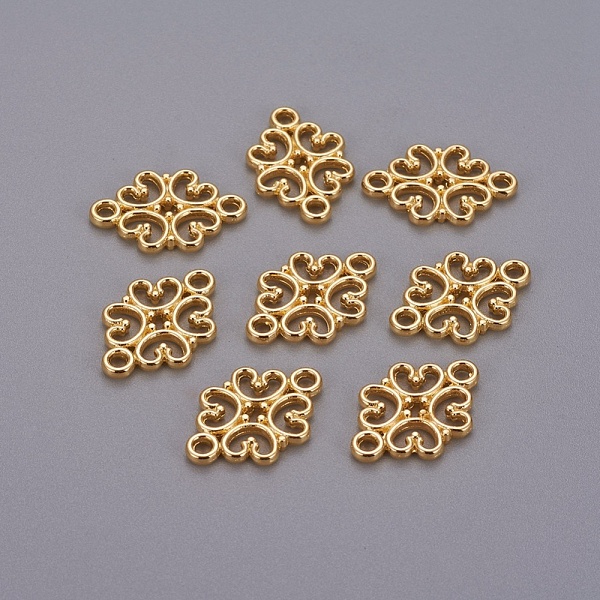 PandaHall Tibetan Style Links connectors, Zinc Alloy, Flower, Golden, Cadmium Free & Nickel Free & Lead Free, 18x13x1mm, hole: 2mm Alloy...
PandaHall Tibetan Style Links connectors, Zinc Alloy, Flower, Golden, Cadmium Free & Nickel Free & Lead Free, 18x13x1mm, hole: 2mm Alloy...
