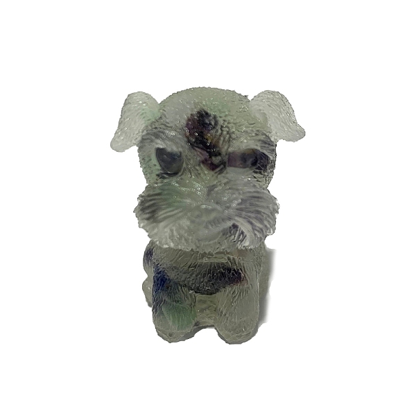 PandaHall Resin Dog Display Decoration, with Natural Fluorite Chips inside Statues for Home Office Decorations, 25x30x40mm Fluorite Dog
PandaHall Resin Dog Display Decoration, with Natural Fluorite Chips inside Statues for Home Office Decorations, 25x30x40mm Fluorite Dog