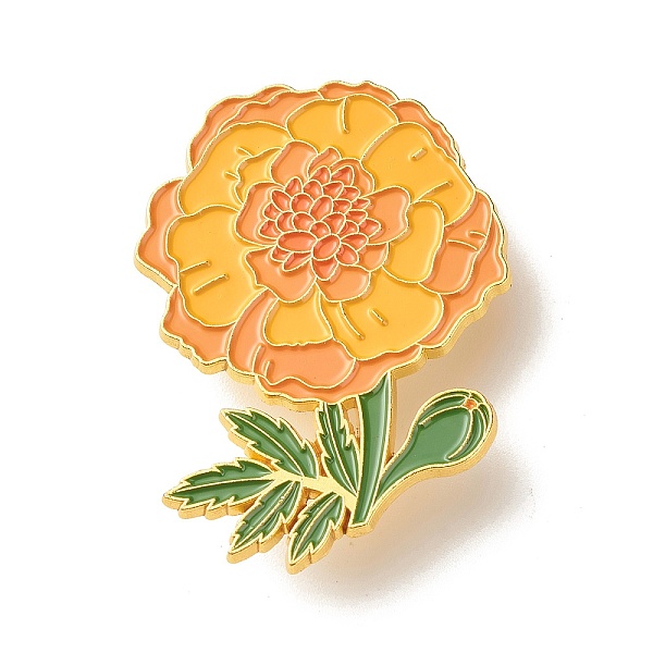 PandaHall Carnation Enamel Pin, Dainty Flower Iron Enamel Brooch for Backpack Clothes, Golden, Dark Orange, 45x33x9.5mm Iron
PandaHall Carnation Enamel Pin, Dainty Flower Iron Enamel Brooch for Backpack Clothes, Golden, Dark Orange, 45x33x9.5mm Iron