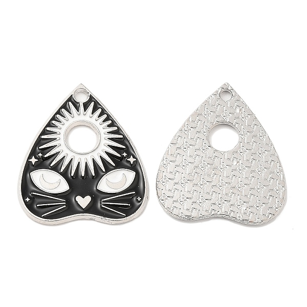 PandaHall Alloy Enamel Pendants, Cadmium Free & Nickel Free & Lead Free, Platinum, Talking Board Charm, Sun, 26x22.5x1.5mm, Hole: 1.8mm...
PandaHall Alloy Enamel Pendants, Cadmium Free & Nickel Free & Lead Free, Platinum, Talking Board Charm, Sun, 26x22.5x1.5mm, Hole: 1.8mm...