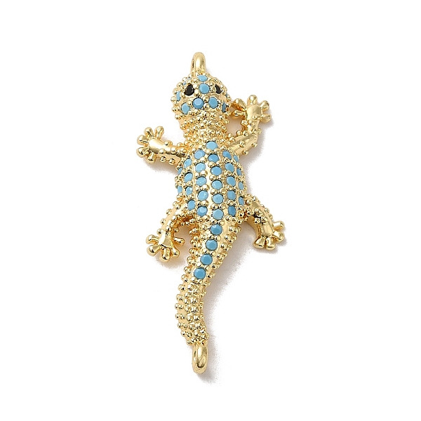 PandaHall Rack Plating Brass Micro Pave Turquoise Color Cubic Zirconia Connector Charms, Gecko Links, Long-Lasting Plated, Lead Free &..., Green
PandaHall Rack Plating Brass Micro Pave Turquoise Color Cubic Zirconia Connector Charms, Gecko Links, Long-Lasting Plated, Lead Free &..., Green
