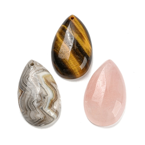 PandaHall Natural Mixed Gemstone Pendants, Teardrop Charms, 30x18x6~7mm, Hole: 1.6mm Mixed Stone Teardrop
PandaHall Natural Mixed Gemstone Pendants, Teardrop Charms, 30x18x6~7mm, Hole: 1.6mm Mixed Stone Teardrop