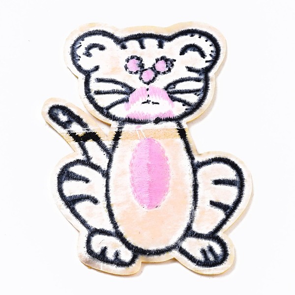 PandaHall Tiger Appliques, Computerized Embroidery Cloth Iron on/Sew on Patches, Costume Accessories, Gold, 65x50.5x1mm Cloth Tiger Gold
PandaHall Tiger Appliques, Computerized Embroidery Cloth Iron on/Sew on Patches, Costume Accessories, Gold, 65x50.5x1mm Cloth Tiger Gold