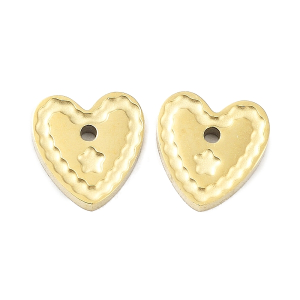 PandaHall Ion Plating(IP) 316L Surgical Stainless Steel Charms, Heart with Flower Charm, Real 18K Gold Plated, 8x7.5x1.5mm, Hole: 1mm 316L...
PandaHall Ion Plating(IP) 316L Surgical Stainless Steel Charms, Heart with Flower Charm, Real 18K Gold Plated, 8x7.5x1.5mm, Hole: 1mm 316L...