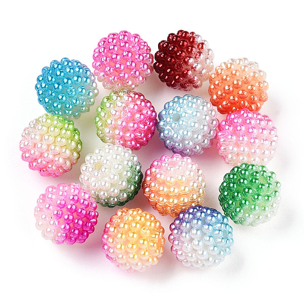PandaHall ABS Plastic Beads, Round, Waxberry Shape, Mixed Color, 12x11.5mm, Hole: 1.6mm. ABS Plastic Round Multicolor
PandaHall ABS Plastic Beads, Round, Waxberry Shape, Mixed Color, 12x11.5mm, Hole: 1.6mm. ABS Plastic Round Multicolor