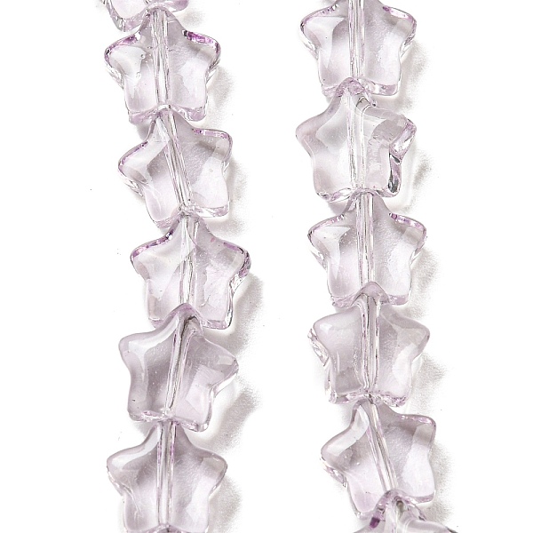 PandaHall Baking Paint Transparent Glass Beads Strands, Star, Plum, 8x8x4mm, Hole: 0.8mm, about 101~102pcs/strand, 29.13~29.53 inch(74~75cm)..., Purple
PandaHall Baking Paint Transparent Glass Beads Strands, Star, Plum, 8x8x4mm, Hole: 0.8mm, about 101~102pcs/strand, 29.13~29.53 inch(74~75cm)..., Purple