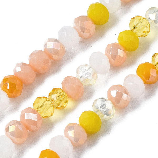 PandaHall Electroplate Glass Beads Strands, Faceted, Rondelle, Orange, 4.5x3.5mm, Hole: 1mm, about 140~143pcs/strand, 18.90 inch~19.29 inch...
PandaHall Electroplate Glass Beads Strands, Faceted, Rondelle, Orange, 4.5x3.5mm, Hole: 1mm, about 140~143pcs/strand, 18.90 inch~19.29 inch...