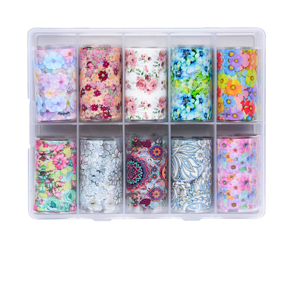 PandaHall Nail Art Transfer Stickers, Nail Decals, DIY Nail Tips Decoration for Women, Flower Pattern, Colorful, 100x4cm, 10sheets/box...
PandaHall Nail Art Transfer Stickers, Nail Decals, DIY Nail Tips Decoration for Women, Flower Pattern, Colorful, 100x4cm, 10sheets/box...