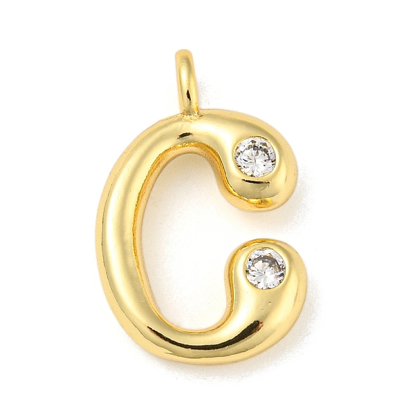 PandaHall Rack Plating Brass Micro Pave Cubic Zirconia Pendants, Cadmium Free & Lead Free, Long-Lasting Plated, Real 18K Gold Plated, Letter..., Clear
PandaHall Rack Plating Brass Micro Pave Cubic Zirconia Pendants, Cadmium Free & Lead Free, Long-Lasting Plated, Real 18K Gold Plated, Letter..., Clear