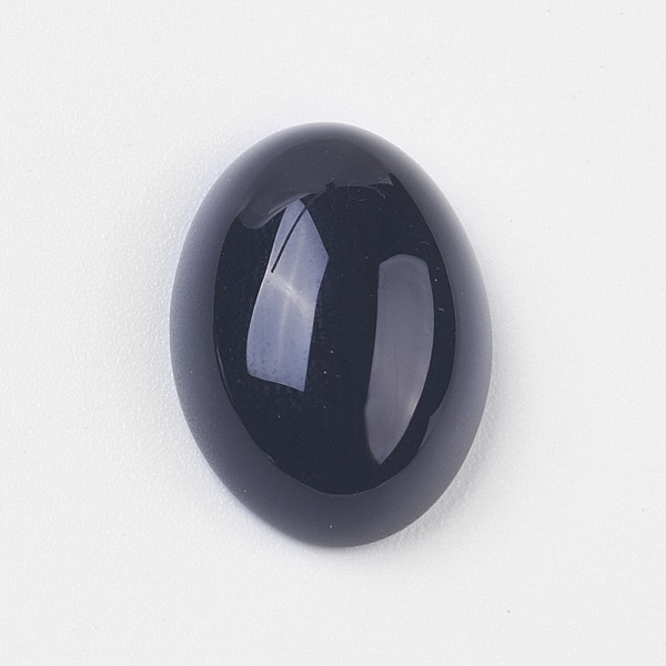 PandaHall Natural Black Agate Cabochons, Oval, 18x13x5~6.5mm Black Agate Oval Black
PandaHall Natural Black Agate Cabochons, Oval, 18x13x5~6.5mm Black Agate Oval Black