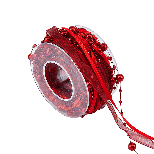PandaHall DICOSMETIC 10.94 Yards Ribbon Roll Beaded Lace Ribbon Trims Polyester Ribbon Gift Wrapping Ribbon for Wedding Christmas Tree..., Red
PandaHall DICOSMETIC 10.94 Yards Ribbon Roll Beaded Lace Ribbon Trims Polyester Ribbon Gift Wrapping Ribbon for Wedding Christmas Tree..., Red