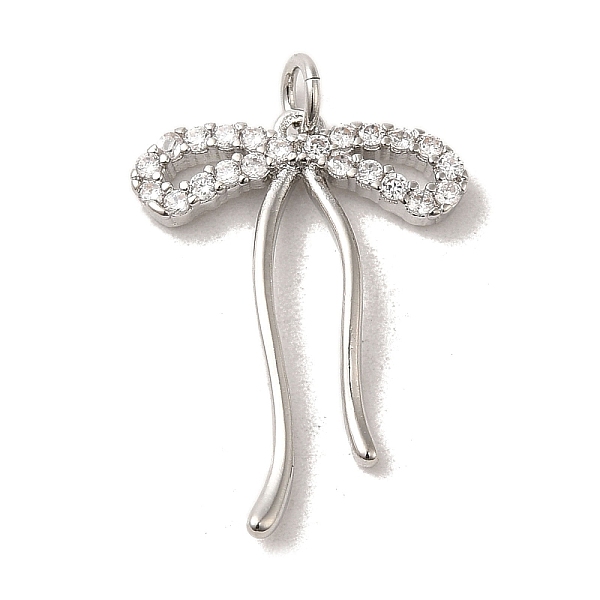 PandaHall Brass Micro Pave Clear Cubic Zirconia Pendants, Bowknot, Platinum, 24x18x2mm, Inner Diameter: 3mm Brass+Cubic Zirconia Bowknot...
PandaHall Brass Micro Pave Clear Cubic Zirconia Pendants, Bowknot, Platinum, 24x18x2mm, Inner Diameter: 3mm Brass+Cubic Zirconia Bowknot...
