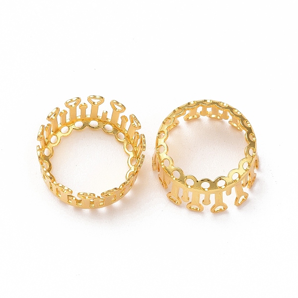 PandaHall Brass Sew on Prong Settings, Filigree Open Back Claw Settings for Pointed Back Rhinestone, Flat Round, Golden, Tray: 14mm, 16x8mm...
PandaHall Brass Sew on Prong Settings, Filigree Open Back Claw Settings for Pointed Back Rhinestone, Flat Round, Golden, Tray: 14mm, 16x8mm...