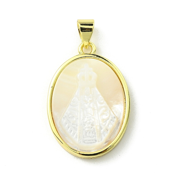 PandaHall Rack Plating Brass Pave Natural Shell Pendants, Oval Charms, Long-Lasting Plated, Real 18K Gold Plated, Cadmium Free & Lead Free...
PandaHall Rack Plating Brass Pave Natural Shell Pendants, Oval Charms, Long-Lasting Plated, Real 18K Gold Plated, Cadmium Free & Lead Free...