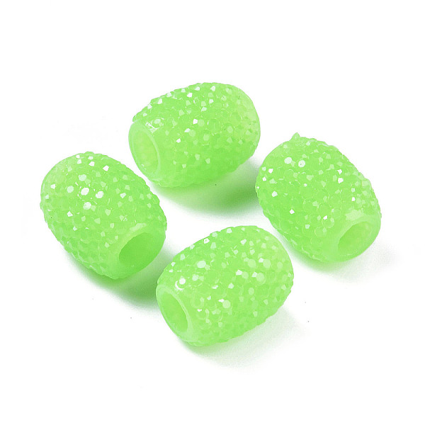 PandaHall Opaque Resin European Jelly Colored Beads, Large Hole Barrel Beads, Bucket Shaped, Lime, 15x12.5mm, Hole: 5mm Resin Barrel Green
PandaHall Opaque Resin European Jelly Colored Beads, Large Hole Barrel Beads, Bucket Shaped, Lime, 15x12.5mm, Hole: 5mm Resin Barrel Green