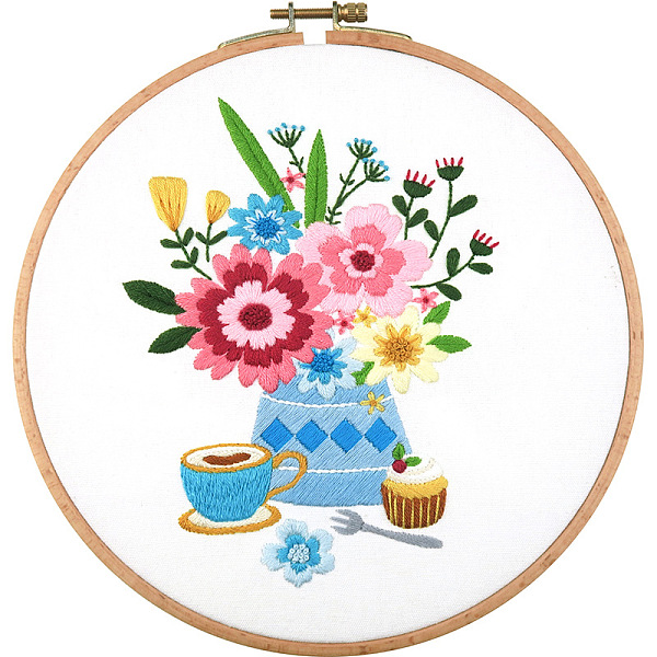 PandaHall DIY Display Decoration Embroidery Kit, Including Embroidery Needles & Thread, Cotton Fabric, Flower Pattern, 180x128mm Cotton...
PandaHall DIY Display Decoration Embroidery Kit, Including Embroidery Needles & Thread, Cotton Fabric, Flower Pattern, 180x128mm Cotton...