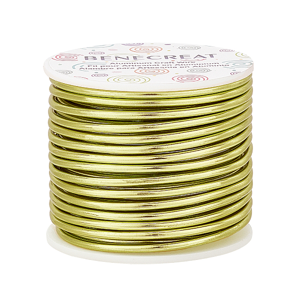 PandaHall Round Aluminum Wire, Dark Khaki, 9 Gauge, 3mm, about 55.77 Feet(17m)/roll Aluminum Round Yellow
PandaHall Round Aluminum Wire, Dark Khaki, 9 Gauge, 3mm, about 55.77 Feet(17m)/roll Aluminum Round Yellow