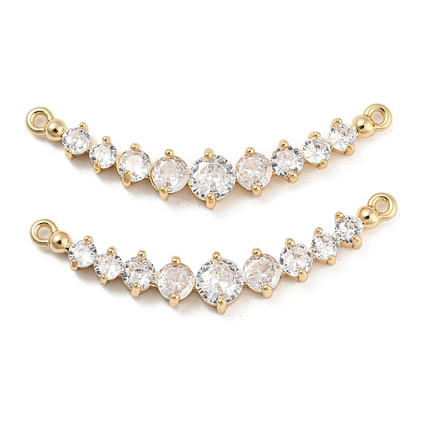 PandaHall Brass Pave Clear Cubic Zirconia Connector Charms, Gradient Round Links, Real 18K Gold Plated, 12x39.5x3.5mm, Hole: 1.2mm...
PandaHall Brass Pave Clear Cubic Zirconia Connector Charms, Gradient Round Links, Real 18K Gold Plated, 12x39.5x3.5mm, Hole: 1.2mm...