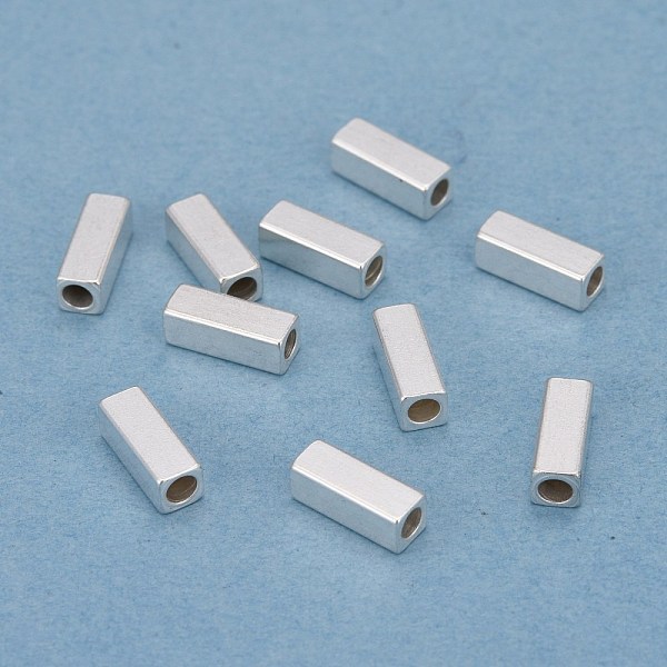 PandaHall 201 Stainless Steel Beads, Rectangle, Silver, 8x3x3mm, Hole: 2mm 201 Stainless Steel Rectangle
PandaHall 201 Stainless Steel Beads, Rectangle, Silver, 8x3x3mm, Hole: 2mm 201 Stainless Steel Rectangle