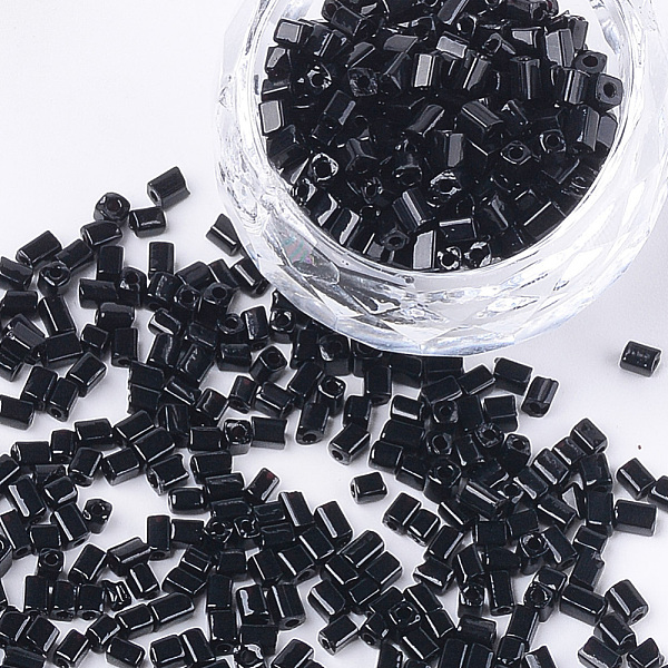PandaHall Baking Paint Glass Beads, Cube, Black, 3~6x2~2.5x2~2.5mm, Hole: 1mm, about 15000pcs/bag Glass Cube Black
PandaHall Baking Paint Glass Beads, Cube, Black, 3~6x2~2.5x2~2.5mm, Hole: 1mm, about 15000pcs/bag Glass Cube Black