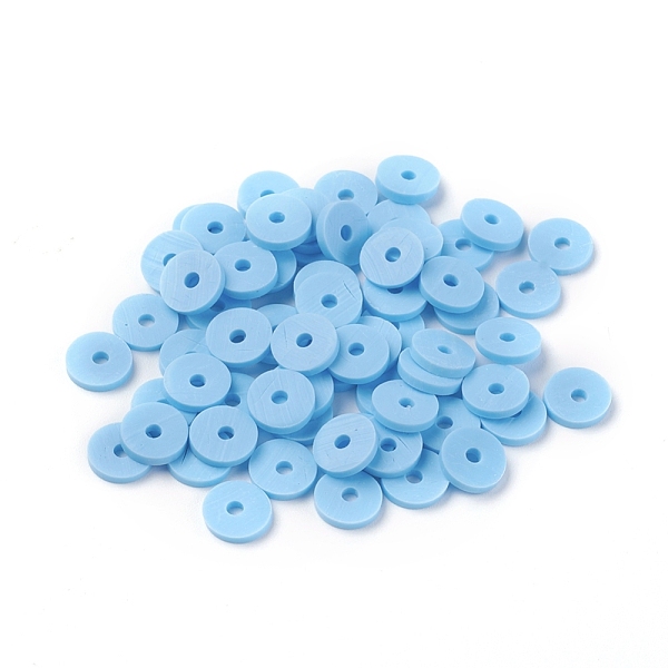PandaHall Handmade Polymer Clay Beads, Disc/Flat Round, Heishi Beads, Light Sky Blue, 6x1mm, Hole: 2mm, about 23500pcs/1000g Polymer Clay...
PandaHall Handmade Polymer Clay Beads, Disc/Flat Round, Heishi Beads, Light Sky Blue, 6x1mm, Hole: 2mm, about 23500pcs/1000g Polymer Clay...
