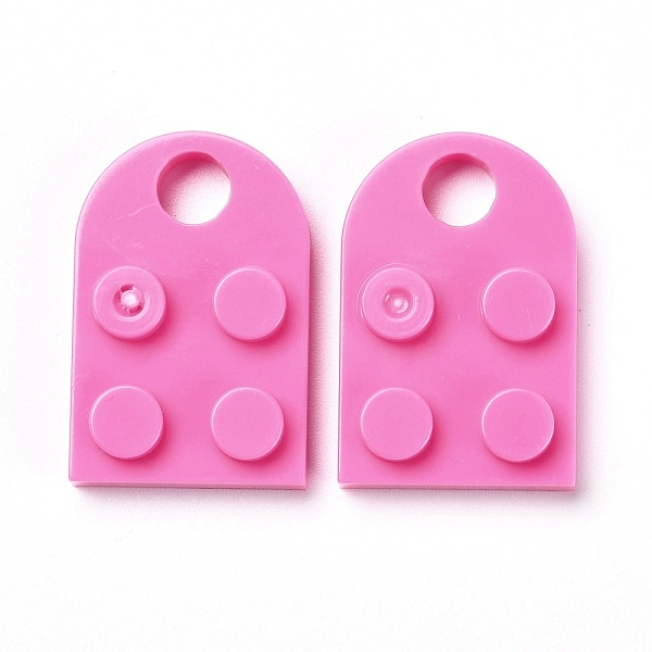 PandaHall Resin Pendants, Building Blocks Charms, Half Oval, Hot Pink, 23.5x15.5x5mm, Hole: 5mm Resin Oval
PandaHall Resin Pendants, Building Blocks Charms, Half Oval, Hot Pink, 23.5x15.5x5mm, Hole: 5mm Resin Oval